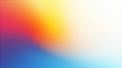 Vibrant gradient background blending colors from warm hues to cool tones