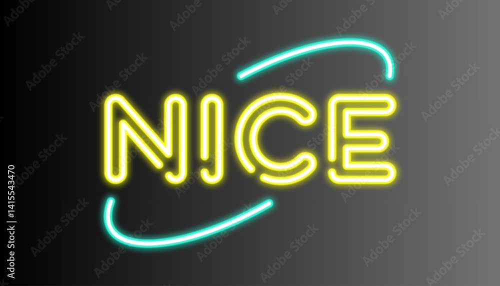 Fototapete nice 3d script text effect. editable fancy font style template perfect for logotype, heading and tit