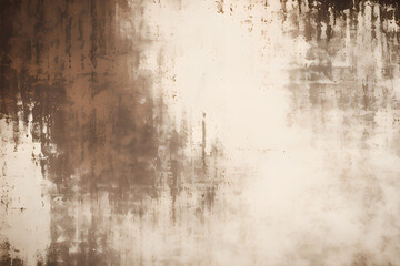 Gray grunge Light dusty soft pastel color shade. Brown sepia beige nude gray white abstract watercolor pattern. Elegant art background. Paper brush stain splash. High quality, generative AI