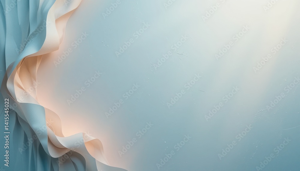 Poster dynamic flowing textures digital art abstract ethereal environment close-up visual concept