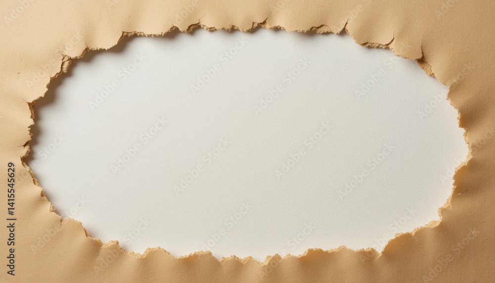 Poster tearing open the canvas abstract art creation studio setting digital content creative environment cl