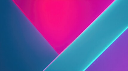 vibrant neon color background featuring minimalistic composition providing ample copy space for clean image perfect