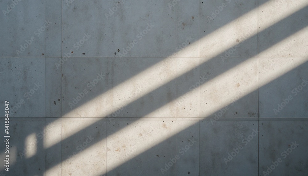 Poster dynamic shadow patterns on concrete wall urban setting abstract photography minimalist environment o