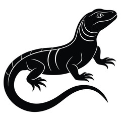 Green Dragon Lizard Drawing