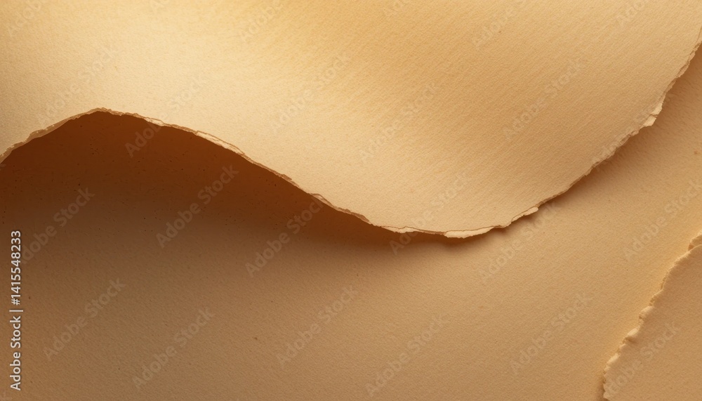Poster abstract texture patterns close-up view paper material soft beige tones artistic design natural ligh