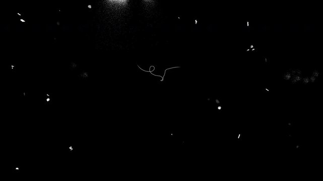 Monochromatic Animation of white Grunge Pencil and Brush Doodle lines and textures on black background. Low frame rate effect. Seamless loop.