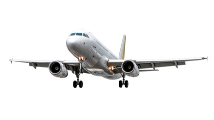 Obraz premium Soaring Above: A dynamic image of an aircraft in mid-flight, wings outstretched against the sky, promising new journeys. 