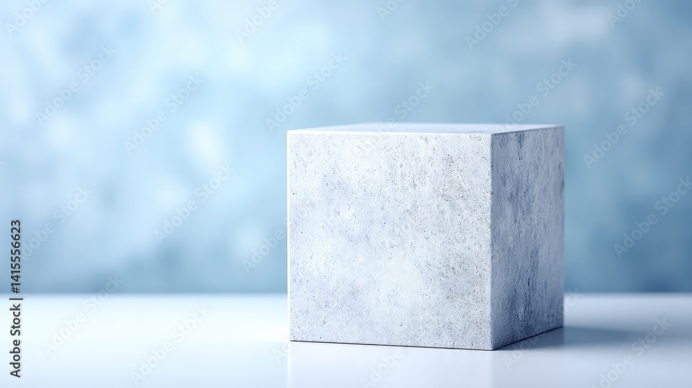 Poster photograph clean minimalistic empty podium with diverse background textures suitable for displaying 