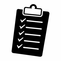 Checklist Clipboard Icon for Task Management and Planning