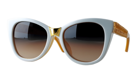 Stylish Sunglasses: Elegant sunglasses exude timeless sophistication, blending bold design with a touch of vintage charm, offering a glimpse into refined fashion.