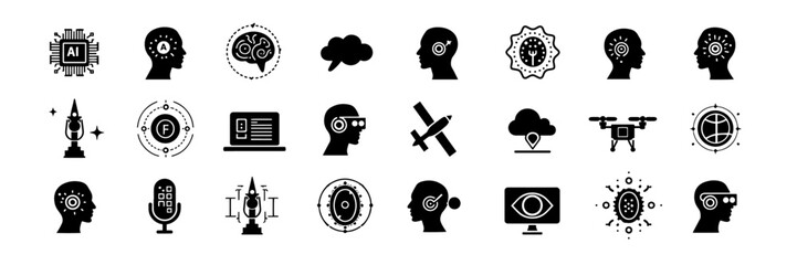 Artificial Intelligence & Tech Innovation Icons