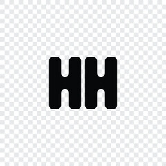 179 a rectangle square quadrilateral polygon shape alphabet word letter geometric educational logo H H