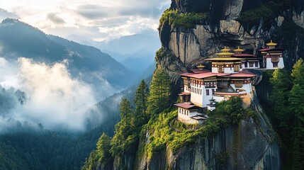 Naklejka premium Taktsang Monastery (Tiger's Nest), Bhutan