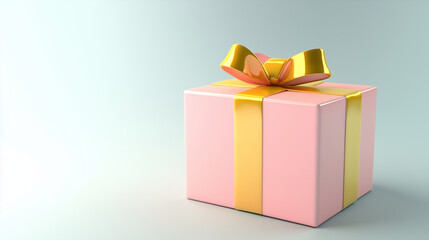 Fototapeta premium 3d gift box - banner design -xopy text – perfect for holiday sales, online store promotions, seasonal marketing materials, or festive invitations