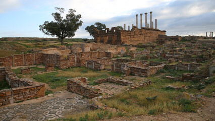 El Capitolio, Yacimiento Thuburbo Majus, El Fahs, Túnez