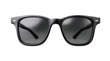Fototapeta premium Sunglasses: Minimalist black sunglasses, perfect for sunny days, providing essential protection and stylish flair. 