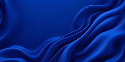 Sophisticated dark blue design with flowing gradient and clean abstract style