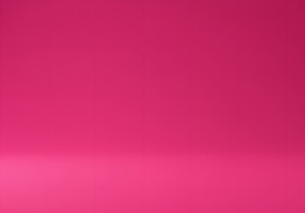 Vibrant Pink Background Studio with Smooth Gradient, Empty Backdrop for Displays, Abstract Design