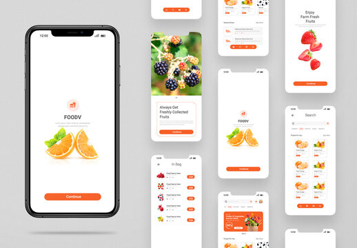 Smart And Supershop Mobile App Ui