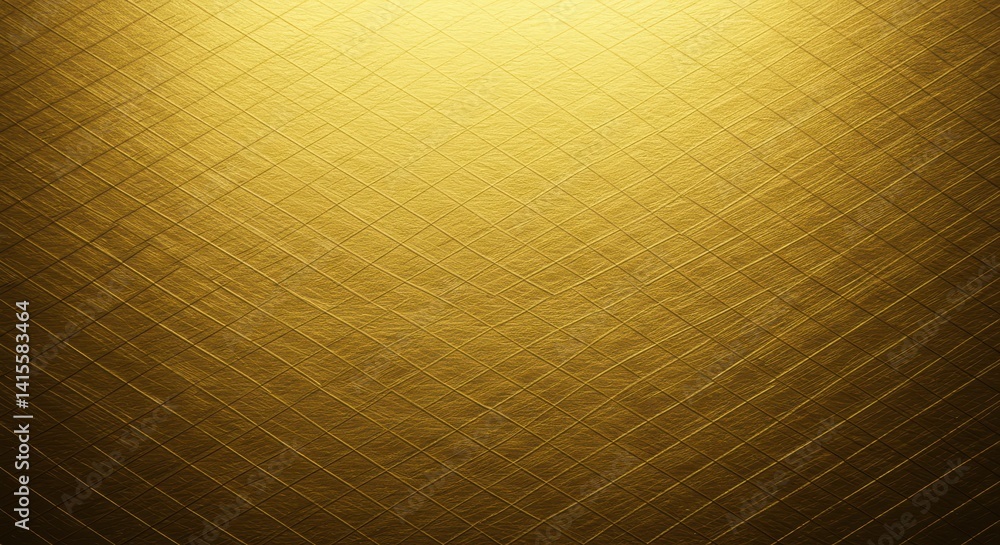Poster golden texture background with diamond pattern and subtle lighting
