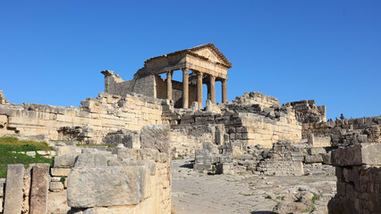 El Capitolio, Yacimiento arqueol&oacute;gico de Dougga, T&uacute;nez