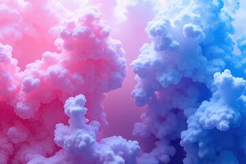 Obraz premium Mesmerizing Ink in Water Photography: Swirling Colors Create Dreamlike Patterns