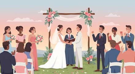 Outdoor Wedding Ceremony: A Celebration of Love