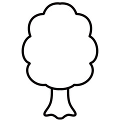 Spring themed outlines, plants and flowers 