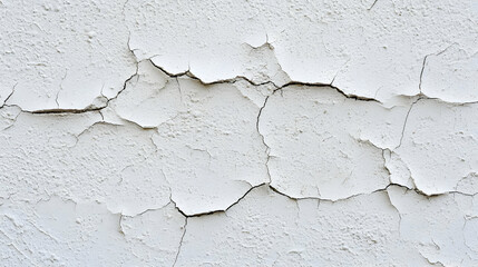 Cracked White Wall Texture