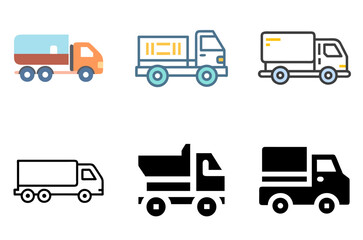 Truck Icon Delivery Vehicle Symbol