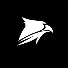 Vector design of Eagle head Logo