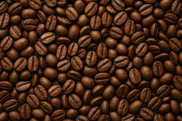 Fototapeta premium Close-Up of Roasted Coffee Beans