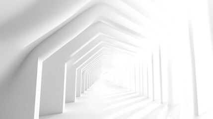 Obraz premium A minimalist white abstract background