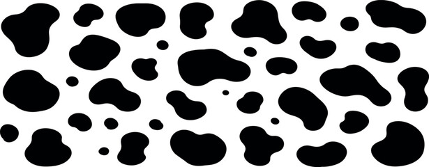 Fototapeta premium Abstract organic shape round irregular form set. Liquid organic blob curve fluid shape figure. Abstract liquid bubble, wavy different form. Soft round oval pattern background.