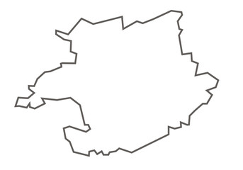 Betul DistrictBarwani District map highlited in Madhya Pradesh state map