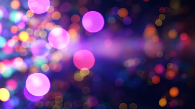 Abstrakte Lila Rosa Bokeh Lichtpunkt Animation Hintergrund