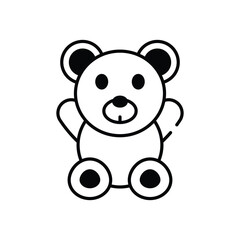 Teddy Bear Vector icon