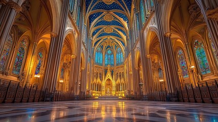 Fototapeta premium Grand Cathedral Interior