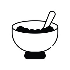Baby Cereal Vector icon