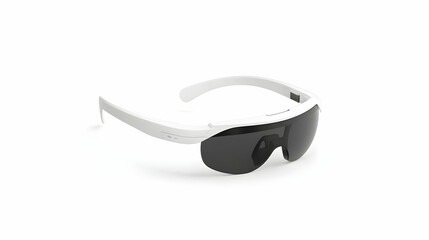 White Sunglasses With Dark Lenses