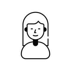 Girl Vector icon