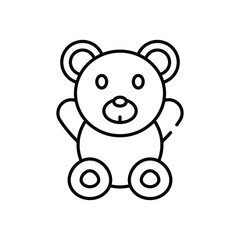Teddy Bear Vector icon