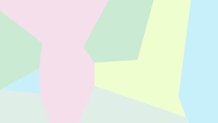 Abstract pastel geometric shapes.  Delicate, soft color palette.  Modern, minimalist design.  Geometric patterns arranged in irregular shapes