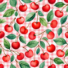 cherry seamless pattern