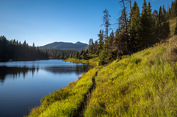 Hahn's Peak Lake in Colorado