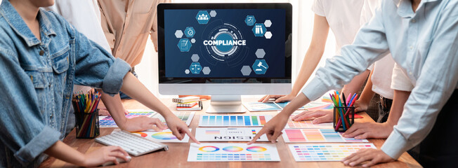 Compliance system for brisk online corporate business to meet quality standard