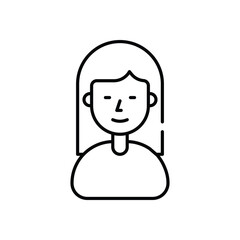 Girl Vector icon