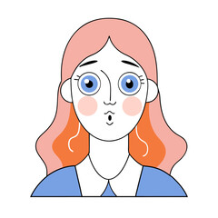 Cute Girl With Trembling Lips