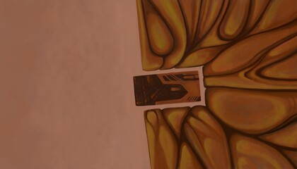 Abstract image for printing - digital painting. The picture is painted by hand on a tablet. © neurostructure