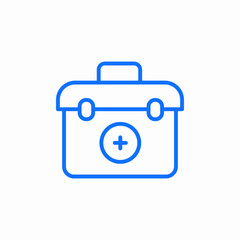 first aid kit icon sign vector